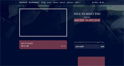 Desktop Screenshot of mariahmcmanus.com